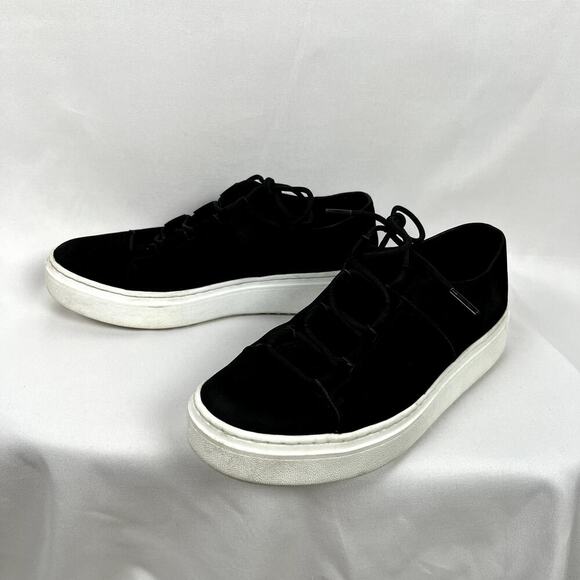 Eileen Fisher Black Suede‎ Sneakers Casual Comfortable Everyday Quiet Luxury 8.5 - Picture 4 of 9